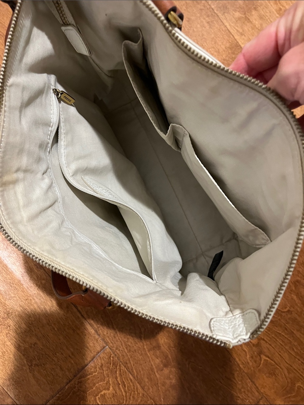 FOSSIL Pebble leather tote bag - Picture 3 of 10